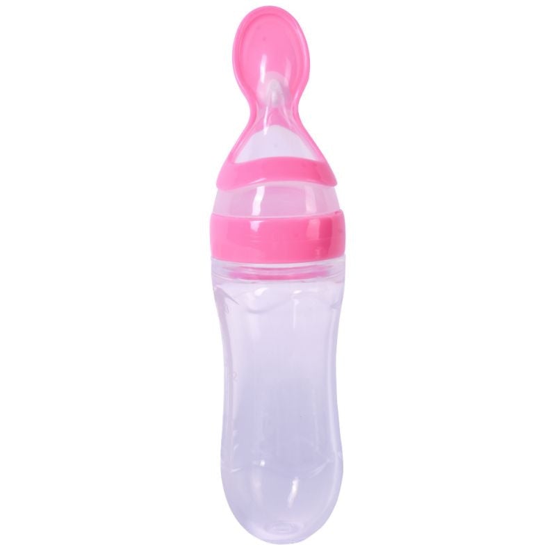 Biberon avec cuillère pour nouveau-né | EasyBottle™ - Les bébés joyeux